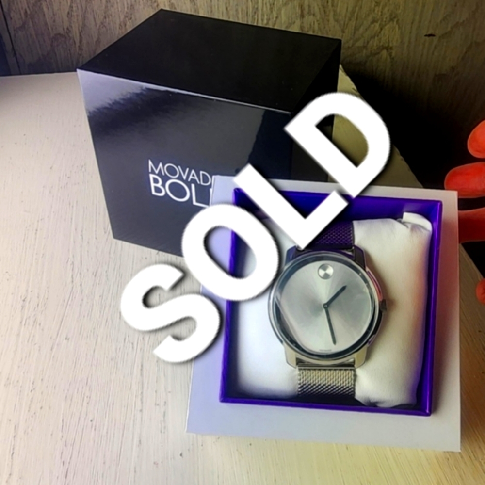 ✨️SOLD MOVADO BOLD TREND WATCH MESH BAND 44mm